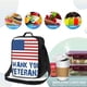 thumbnail image 4 of Fotbe Thank You Veterans Lonchera Bolsa de Almuerzo para Hombres y Mujeres, Lonchera de Gran Capacidad, Bolsa de Almuerzo Reutilizable, Bolsa Térmica Aislante, 4 of 7