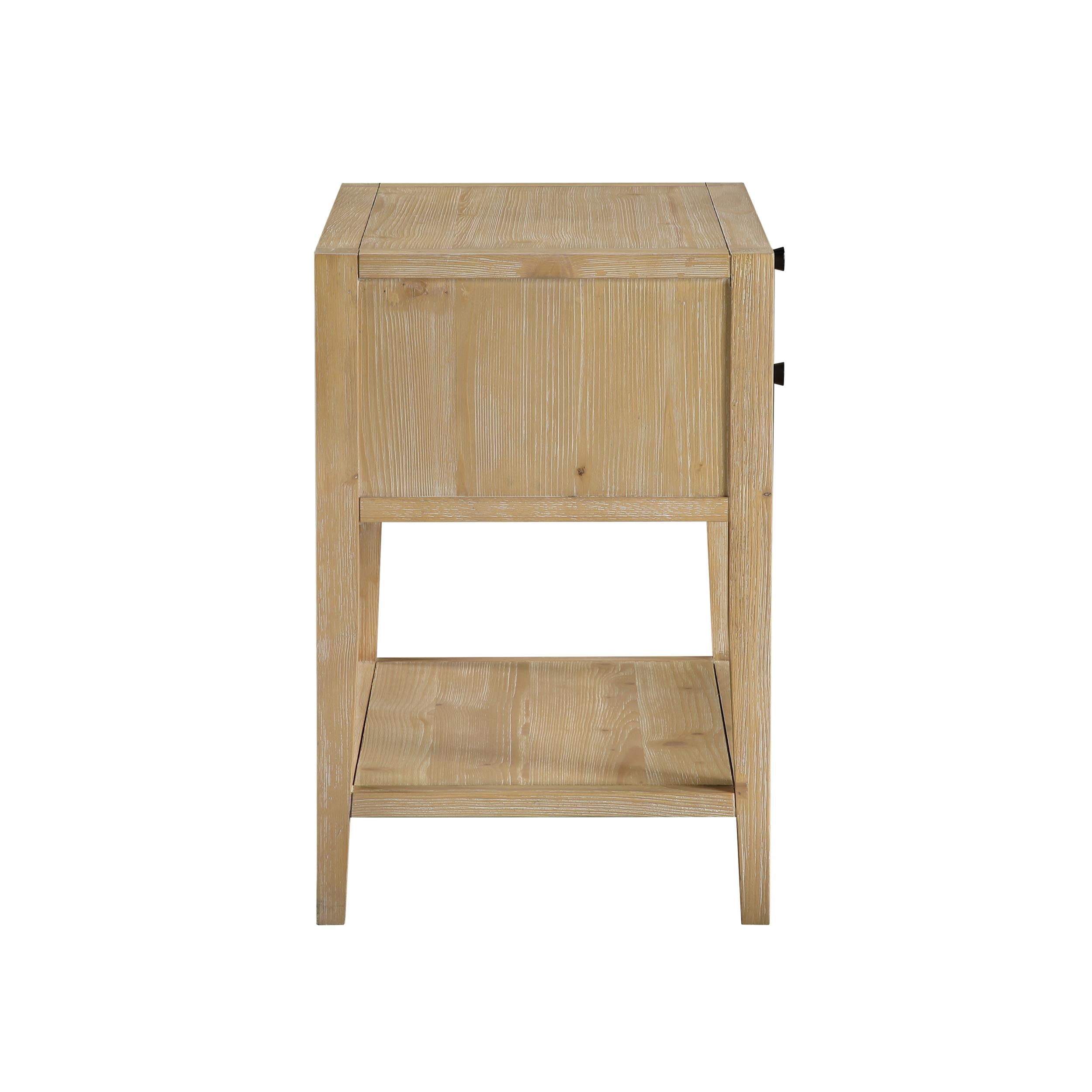 Comfort Pointe Shoreham 1-drawer Natural Finish Wood Nightstand
