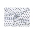thumbnail image 4 of Women's Floral Fresh 26.7'' Square Scarf Cotton Satin Floral Pattern Neckerchief for Gift Travel Office One Size White, 4 of 6