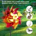 thumbnail image 2 of High Reflective Bird Scarer Windmill Sparkly Holographic Pin Wheel Spinners Scare Off Birds and Pests (Set of 10) Easy Assembling Bird Repellent Devices Outdoor, 2 of 8