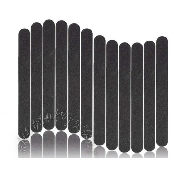 DHS Black Nail File (7” x 3/4”) - 120/120 (pack)