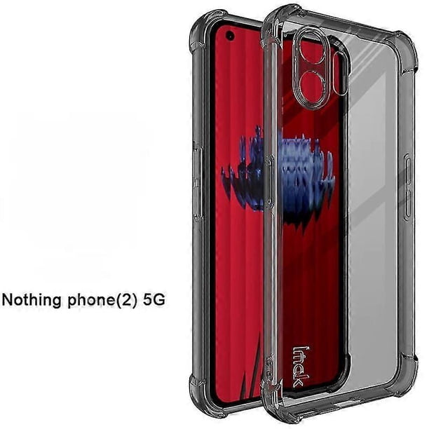 Funda transparente para iPhone 2 de Nothing Phone 2, funda blanda a prueba de golpes.