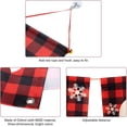 thumbnail image 3 of DEELLEEO 3Pcs Christmas Decorations for Home - Modern Farmhouse Decor - MERRY CHRISTMAS HAPPY NEW YEAR Red Buffalo Check Plaid Porch Signs - Xmas Banners for Outdoor Front Door Living Room Kitchen, 3 of 7