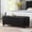 Black, variant on LJAN Storage Benches for Bedroom End of Bed,Mid Century Modern Bed Ottoman Bench with Storage,Button Tufted 45" PU Leather Long Storage Bench for Entryway Living Room Window