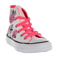 thumbnail image 2 of Converse Chuck Taylor All Star Hi Big Kids' Shoes White-Racer Pink 663623f, 2 of 6