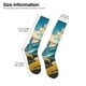 thumbnail image 2 of Fotbe Valley River Dinosaur Calcetas Divertidas Estampadas para Hombre y Mujer, Calcetas de Algodón hasta la Rodilla para Caminar, Correr, Enfermería y Embarazo, 2 of 6