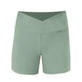 thumbnail image 6 of LWNYDPLSD Cycling Shorts Girl Clothes 18-24 Months Cute Jeans Country Jeans Girls Clothes 10-12 Girls Black Shorts Girls Baby Clothes, Green 11-12 Years, 6 of 6