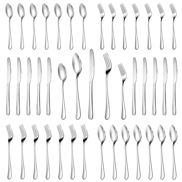 Juego de cubiertos MUTNITT 30 piezas Service para 6 personas de acero inoxidable