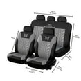 thumbnail image 6 of Full Set of Car Seat Covers, Universal Embroidered Car Seat Cover Set, 5-Seater 9-Piece Car Seat Protector,Suitable for Butterfly Pattern Seat Covers, Custom Fit Auto Seat Covers, 6 of 6