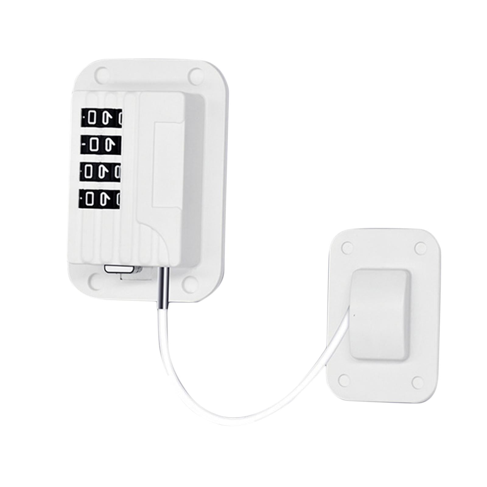 lock four Digit Children Protection Child Locks White