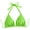 Green, variant on Womens Bras Plus Size Backless Triangle Beach Bikini Swimsuit Top Push Up Bras for Women