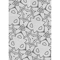 thumbnail image 1 of Ahgly Company Indoor Rectangle Patterned Platinum Gray Area Rugs, 3' x 5', 1 of 6