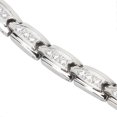 thumbnail image 2 of Women's Stainless Steel Magnetic Bracelet Hand Chain Pain Relief Health Care Wrist Jewelry, 2 of 4