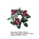 thumbnail image 3 of Decoraciones navideñas, adornos navideños, regalos navideños, nuevo candelabro, decoración de corona, vela de mesa, accesorios de decoración, simulación de flores, vela de mesa, flor de mesa, anillo p, 3 of 6
