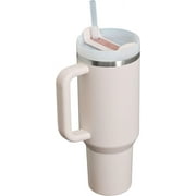 Stanley Quencher H2.0 Flowstate Stainless Steel Double Wall Insulated Tumbler 40 oz. Rose Quartz