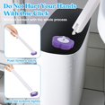 thumbnail image 3 of 32Pcs Toilet Brush Replacement Head with Handle Disposable Toilet Brush Cleaning System Wall-mounted Holder Cleaner Set Disposable Toilet Wand Kit for Home Bathroom Kitchen, 3 of 5