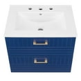 thumbnail image 6 of Modway Daybreak 24" Bathroom Vanity in Blue White, 6 of 9