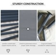 thumbnail image 6 of Patio Umbrellas Outsunny 10' x 13' Outdoor Patio Gazebo, Canopy Shelter with 6 Removable Sidewalls & Steel Frame for Garden, Lawn, Backyard & Deck, Gray,Market Umbrellas, 6 of 10