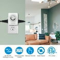 thumbnail image 7 of DEWENWILS 2Pack 15A/1875W Heavy-Duty 24-Hour Mechanical Timer – Dual Outlet, 48-Pin, 120V, Ideal for Lights, Fans & Appliances, 7 of 7
