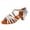 Silver, variant on Womens Latin Dance Shoes Low Heel Buckle Strap Sandals Comfortable PU Sandals For Women Practice Performance Ballroom Tango Shoes Silver US :8