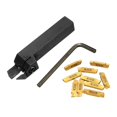 thumbnail image 4 of MGEHR1616-2 16x100mm CNC Lathe Turning Tool Holder + 10PCS MGMN200 Inserts, 4 of 8
