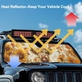 thumbnail image 4 of HUIACONG Sunshade Windshield, Sun Visor for UV Rays & Heat Protection, Suitable for Wrangler, Compass, Gladiator & Renegade , Accessories for Jeep Wrangler | X-Small - 60x21 inches Sunflower Cow, 4 of 6