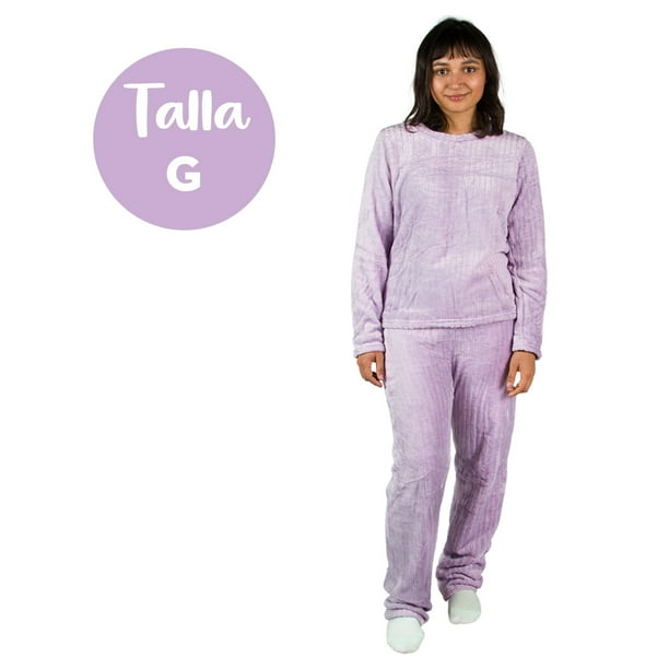 Conjunto De Pijama para Dama SILK DREAMS | Conoce Nuestra línea de Pijamas para Mujer | Suave + Cómoda + Térmica = ¡Perfección! | Pijama De Noche y/o Dia (Grande)