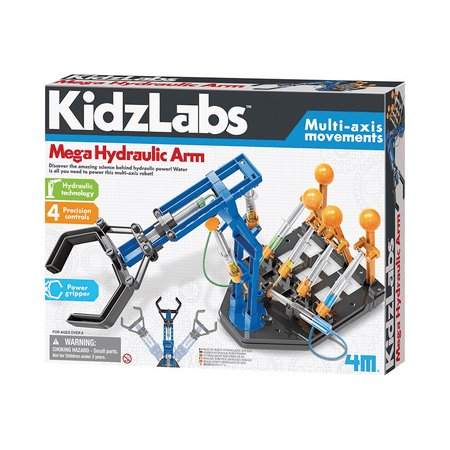 4M Kidzlabs Mega Hydraulic Arm Robotic Science Kit
