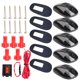 thumbnail image 1 of Lámpara Marcadora Espacio Libre para Techo Cabina Hugtrwg 5 Uds IP68 Impermeable Ámbar 9 LED 12V/24V Camión SUV 4x4, 1 of 9