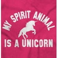thumbnail image 2 of My Spirit Animal is a Unicorn Women Crewneck Sweatshirt Brisco Brands X, 2 of 6