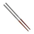 thumbnail image 1 of Palillos desmontables portátiles Utensilios Cubiertos Palillos plegables Vajilla para Madera Acero Inoxidable Zulema Palillos al aire libre, 1 of 6