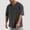 Gray, variant on Men's Muscle Shirts Stretch Short Sleeve V Neck Tees Casual Workout Gym Loose Fit Tee Shirt Tops Oversized Tshirts