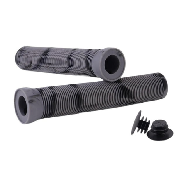2 piezas de puños para manillar de bicicleta, puños portátiles de goma suave de 2,2 cm de diámetro. negro gris