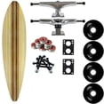 thumbnail image 1 of Moose Longboard Complete 9.5" x 41" Concave Bamboo Inlay Pintail, 1 of 4