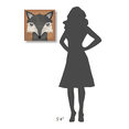 thumbnail image 4 of Global Gallery's 'Timber Wolf' By Ryan Fowler Stretched Canvas Wall Art, 4 of 4