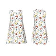 thumbnail image 7 of Naloa Geometric Retro Print Women's Summer Spring Casual Beach Sundress,Vacation Sleeveless Tank Crewneck Loose Dresses, 7 of 7