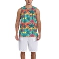 thumbnail image 6 of Rocae Hawaii Palms for Men's Basketball Jersey Lightweight and Breathable Athletic Tank Top,Quick-Drying Sports Jersey 3X-Large, 6 of 9