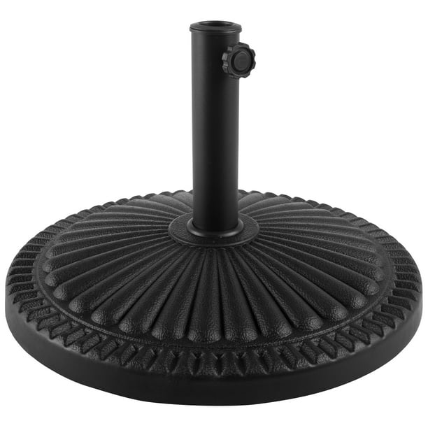Pure Garden 39lbs Outdoor Umbrella Base, Black