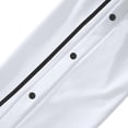 thumbnail image 7 of Gytharion Men's Big & Tall Side Button Opening Joggers Basketball Athletic Casual Trousers with Pockets Solid Color Straight Leg Track Pants, 7 of 7