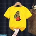 thumbnail image 3 of Camiseta de algodón para niños y niñas, divertida camiseta con estampado de números de cumpleaños de coche, ropa para niños de 1 a 9 años, regalo de cumpleaños, camiseta linda para niños, 3 of 5