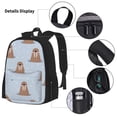 thumbnail image 3 of Disketp Playful Walrus Wonders Mochila Estampada de Gran Capacidad con Lonchera y Estuche, Set de 3 Piezas para Estudiantes, 3 of 7
