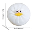 thumbnail image 2 of Rare Funny Glitter Dumpling - Mystery Blind Box Bao Bun - Stress Relief Collectible & Desktop Accessory for Adults-Yellow(1pc), 2 of 5