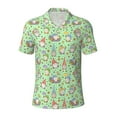 thumbnail image 2 of Daiia Spring Gnomes Pattern Men’s Polo Shirts,Solid Deck Shirt,Classic Fit, Breathable Cotton Polo for Casual and Sport Wear-Small, 2 of 7