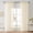 Beige, variant on Rod Pocket Sheer Window Curtains - Solid Color Translucent, Lightweight Half-Shading, Easy-Install Living Room Bedroom Drapes, Blue