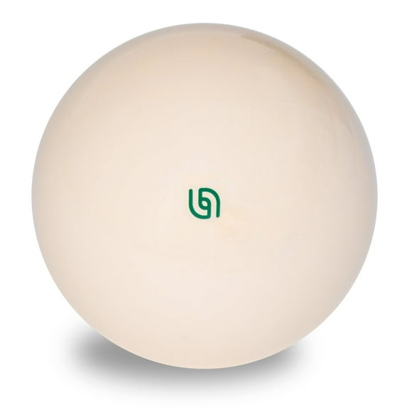 Aramith Tournament Magnetic Billiard Pool Cue Ball 2 1/4" w/Green Logo for Coin Operated Pool Tables