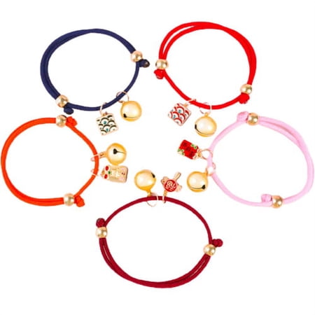 Zhaomeidaxi Chinese Style Collar for Cats Pets Breakaway with Bell Detachable Adjustable Safety Puppy Collar for Spring Festival