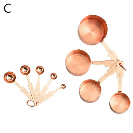 

DOYOUNG 4/5/9pcs Stainless Steel Measuring Spoons Cups Set Baking Tea Coffee Scoop Measure Tools Kitchen Accessories