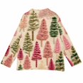thumbnail image 4 of Cardigan de Noël pour Femmes, Chandail en Tricot à Manches Longues avec Boutons et Col Rond, Tenue de Fête pour les Rassemblements de Noël et les Occasions Festives - Jaune Clair, 4 of 6