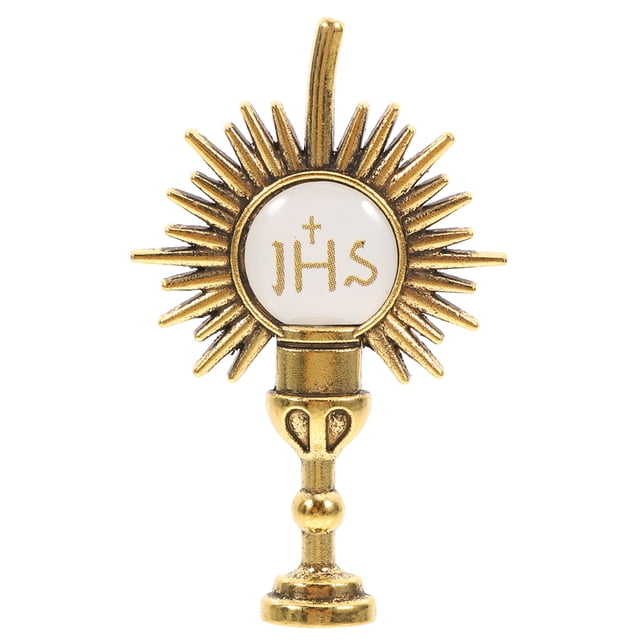 Pin de solapa para Primera Comunión, broche decorativo de cáliz de comunión, broche de pecho IHS, accesorios de ropa para abrigos, sombreros, camisas, joyas, recuerdo