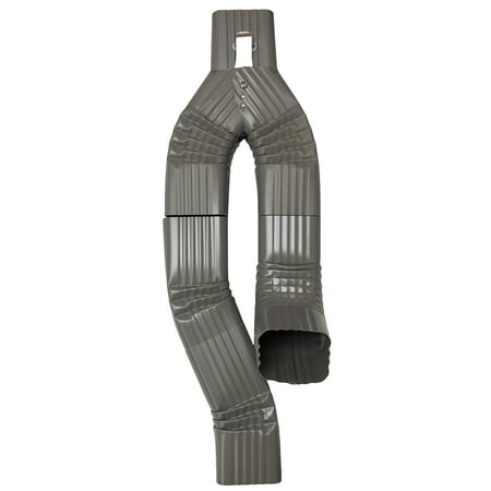 Inline Downspout Diverter for Rain Barrels (3X4, BRONZE)